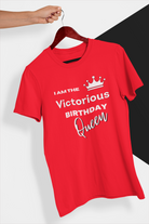 Victorious Queen Birthday T-shirt, Red